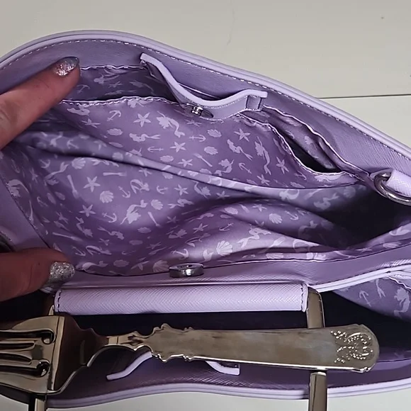 Loungefly Little Mermaid Dingle Hopper Walletand 2 Way Bag